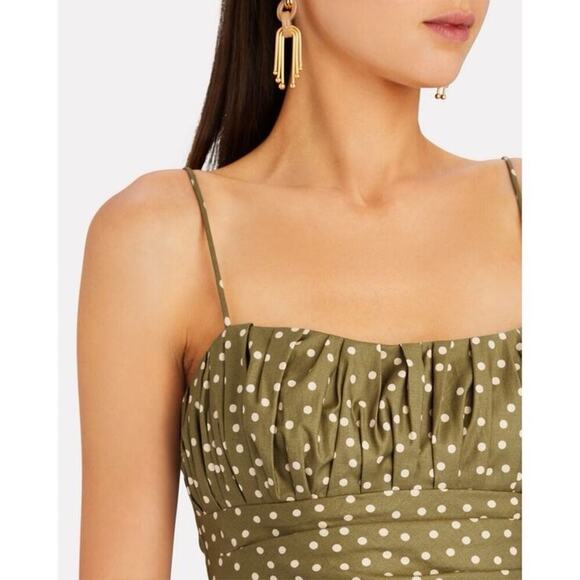 Significant Other Edie Polka Dot Cotton Mini Dress Sz 10 - Picture 13 of 13